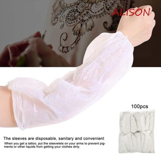 Alison Oversleeve Tay Chống Bẩn Tay Nhà Bếp Tay Dài Tay Bảo Vệ Cơ Thể Găng Tay Hình Xăm Đồ Dùng Dùng Một Lần Oversleeve