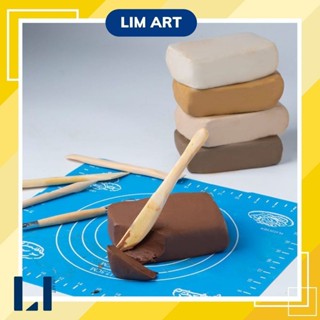  Đất sét tự khô làm gốm tạo hình nặn tượng điêu khắc bịch 500g LIM ART 