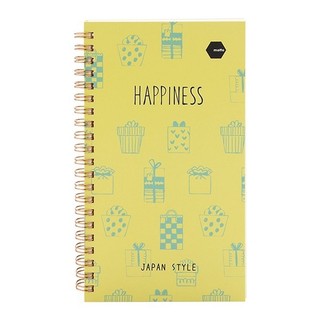 Sổ lò xo twin notebook happiness motto a5 120 trang japan cytna5-hp