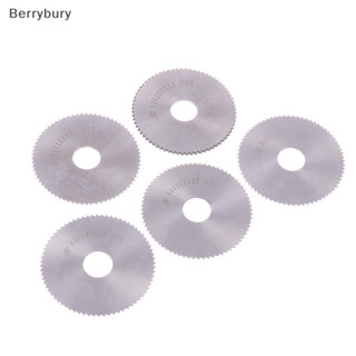 Berrybury 63mm g & Slotg Lưỡi cưa W6542 Đĩa cắt tròn bằng thép HSS cho máy CNC g Dụng cụ cắt thép kim loại MỚI