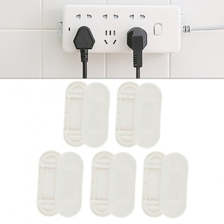 Wall-Mount Holder Power Strip Holder Fixator Socket Cable Fixer Rack Spacesaving