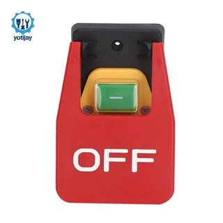 Công tắc nút nhấn dừng khẩn cấp Yetijay Red Cover IP55 Phụ kiện chống nước