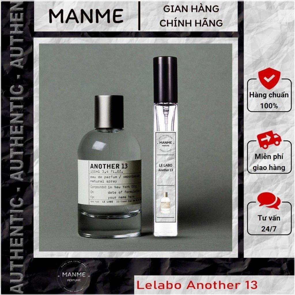(Auth)  Nước hoa unisex Le Labo Another 13 chính hãng, chai chiết 10ml, 20ml