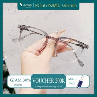 Gọng kính cận dẻo VANILA KC85073 càng kính kim loại thiết kế thời trang phong cách Hàn Quốc