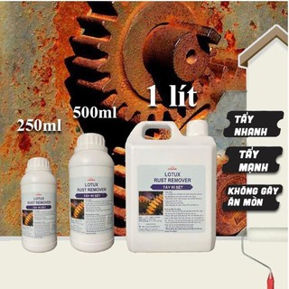 Dung dịch tẩy rỉ sét kim loại dung tích 250ml/500ml/1l