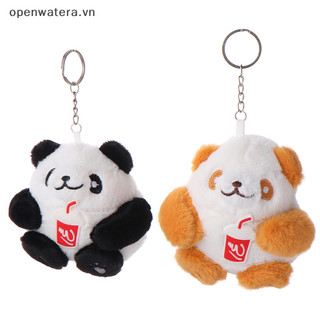 [Openwatera] Hoạt Hình Dễ Thương Gấu Trúc Sang Trọng Đồ Chơi Thú Nhồi Bông Búp Bê Móc Khóa Đồ Chơi Búp Bê Sang Trọng Ba Lô Đáng Yêu Mặt Dây Chuyền Cặp Đôi Quà Tặng VN