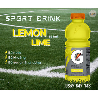 Nước giải khát Gatorade Lemon Lime 591ml, USA