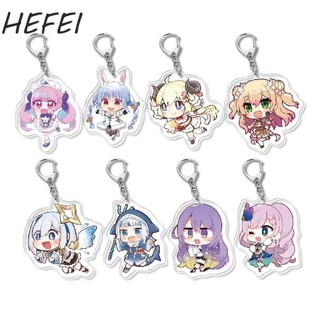 Hololive Móc Chìa Khóa Quà Tặng Đồ Chơi Anime Cosplay Vtuber Gawr Gura Ookami Mio Hololive Móc Khóa