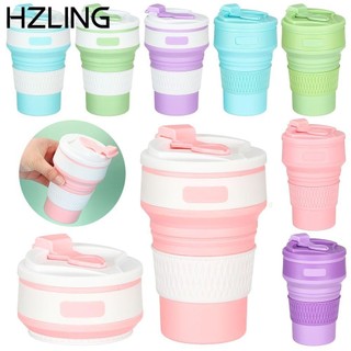 Cốc uống nước bằng silicon 350ml có thể gấp gọn tiện dụng
