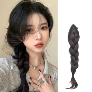 Ngoạm Tết Bản To Dài 35cm, Tóc Giả Bện Đuôi Ngựa Phong Cách Trung Hoa QiQiShop