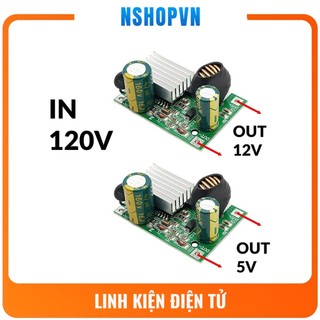 Mạch giảm áp dc-dc buck 3a đầu vào 16-120v đầu ra 5v/12v