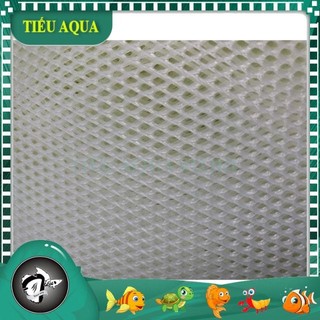 Lưới làm lồng đẻ cho cá lỗ 3li, màu trắng 60k/m2