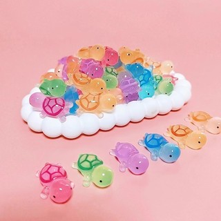Kimi Trẻ Em Phát Sáng Trong Tối Rùa Hoạt Hình Dễ Thương mini Phát Sáng Đồ Chơi Trẻ Em Để Bàn Trang Trí Thủ Công handmade diy