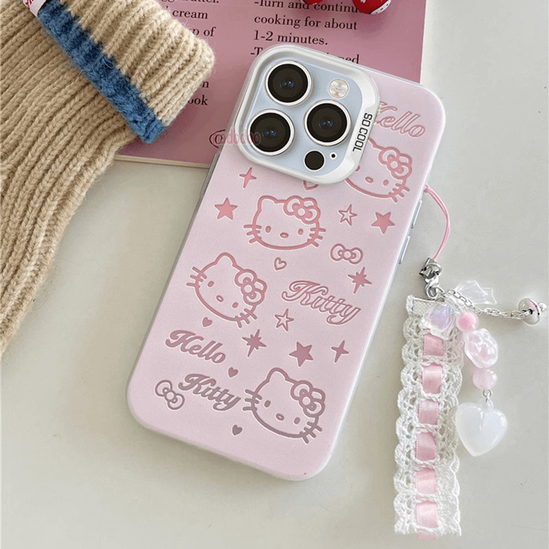 ốp lưng OPPO Realme 12x 5G 12 11 C67 C55 C53 C51 C25S C25 C25Y C21Y C20A C20 C11 2021 C21 C17 C12 C3 C2 C1 C35 C33 C31 2020 A12 A7 20 4G A3S A12E F9 A1K U1 5 3 2 Pro A5S 7i 6I 5S 5i Narzo 30A N53 Cartoon Kitty Cute Pink Phone Case YKC 43