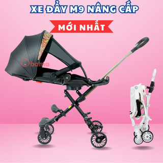 Xe đẩy cho bé gấp gọn M9 Xe đẩy K8 2 chiều 3 tư thế cho bé từ 2 tháng tuổi - 6 tuổi OBAMA BABY 