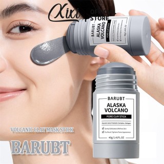 Barubt Mặt nạ bùn núi lửa Làm sạch sâu Mặt nạ đất sét dưỡng ẩm cho da đầu đen Loại 40g
