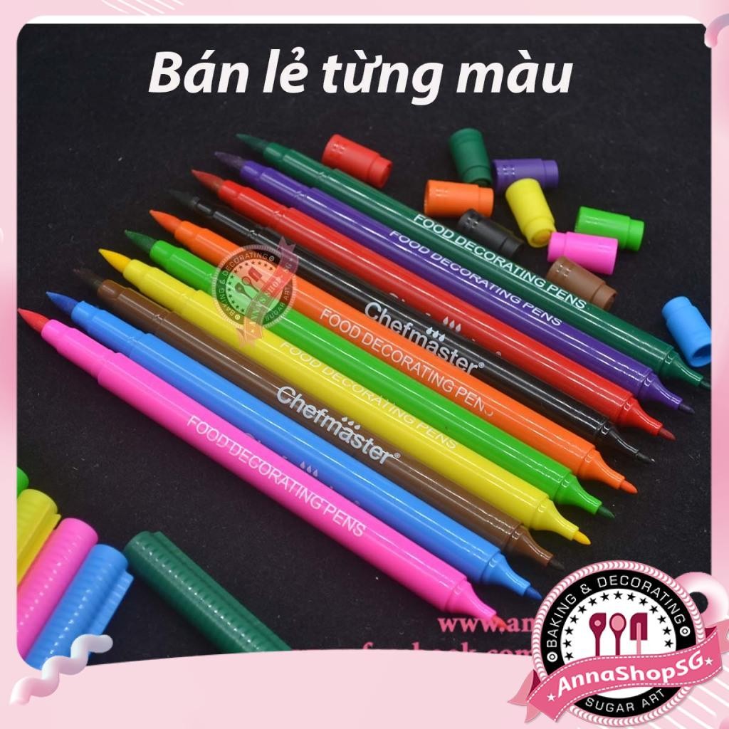 {BÁN LẺ} BÚT MÀU THỰC PHẨM CHEFMASTER