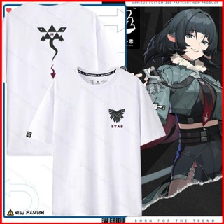 Ys Zenless Zone Zero Jane Doe Cosplay vải 3D mùa hè Áo thun Anime tay ngắn