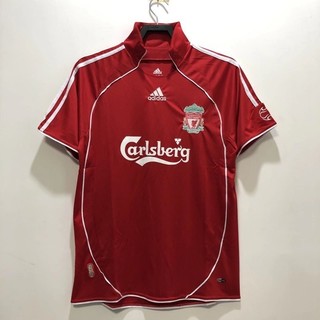 06-08 Liverpool Home Retro Áo bóng đá ngắn tay chất lượng cao AAA