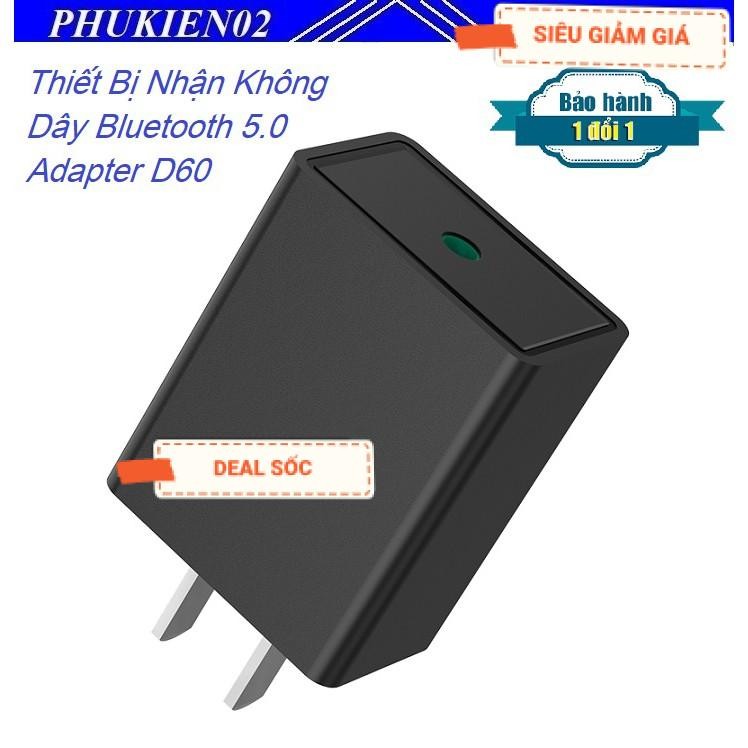 Thiết Bị Nhận Không Dây Bluetooth 5.0 Adapter D60 - Bluetooth D60