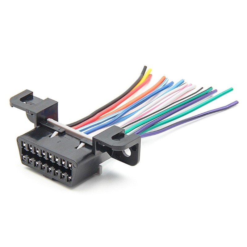 EDB * 16pin J1962F Cáp Nối Dài Obd2 Dòng Nam Sang Nữ Ô Tô ODB2 Chẩn Đoán Ô Tô Kết Nối Obd2