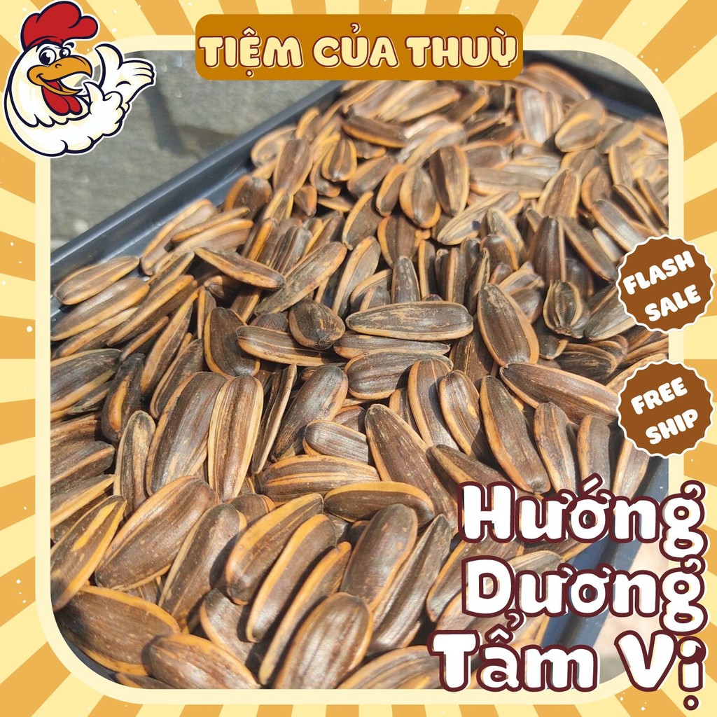 500G Hạt Hướng Dương Vị Dừa, Hướng Dương Tẩm Vị Hạt To Chắc Mẩy, đồ ăn vặt, Tiệm ăn vặt Thuỳ Bùi
