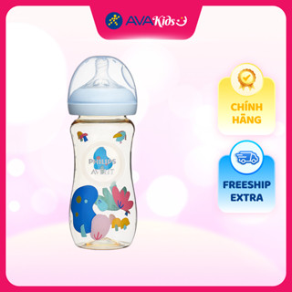 Bình sữa nhựa PPSU Philips Avent SCF583/10 cổ rộng 330 ml (từ 6 tháng)