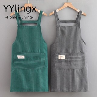  Tạp dề nhà bếp Phụ kiện làm sạch vải Cotton Tạp dề gia dụng Đồng phục nhà hàng chống mài mòn chống mài mòn cho cả nam và nữ 