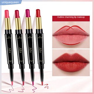 Bút kẻ viền môi Yzs 2 đầu 8 màu Son lì kèm bút kẻ viền môi 2 trong 1 chống nước lâu trôi uni