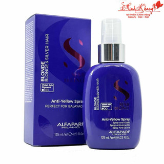 XỊT DƯỠNG ALFAPARF KHỬ VÀNG BLONDE ANTI YELLOW SPRAY 125ML 