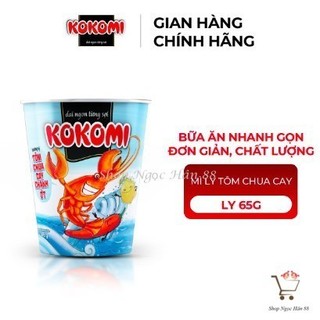  Combo 5 Mì ly Kokomi Tôm Chua Cay x 65gr 