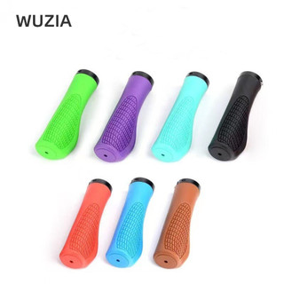 WUZIA 2 Tay cầm có thể khóa Bicyle, Vỏ tay lái xe đạp chống sốc bền bỉ, Công thái học chống trượt chất lượng cao Dễ dàng lắp đặt Tay cầm bóng cao su đi xe đạp