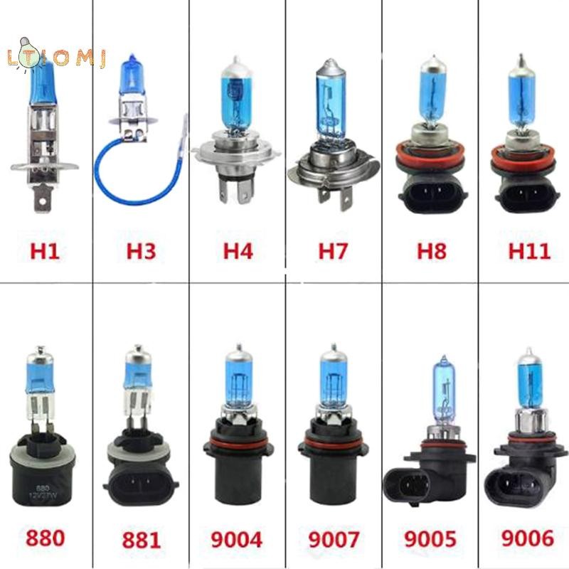 [Ltiomj] H1 H3 H4 H7 H11 9006 9007 Xenon Gas-Haen Bóng Đèn Trắng 12V [Hot]