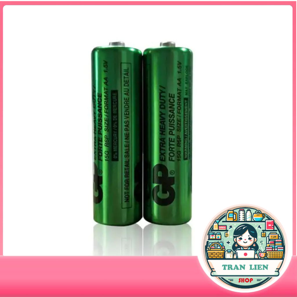 Pin tiểu AA hãng GP ( Pin Khô , Chuẩn Nhà Máy, Không Chảy Nước )