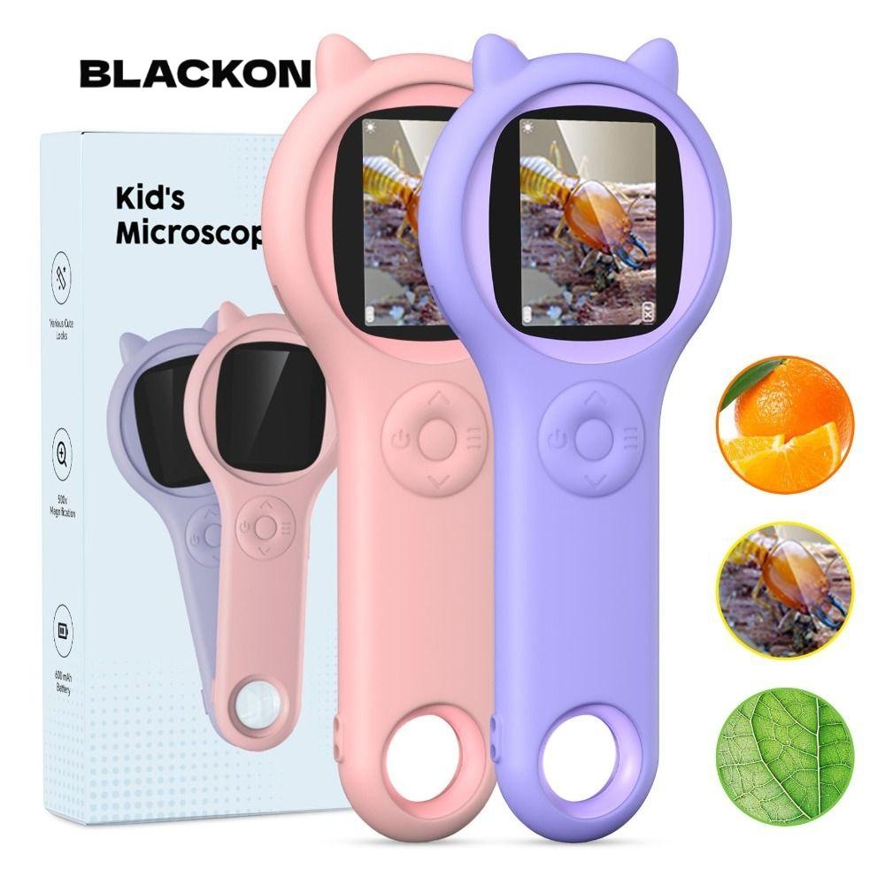 Kính hiển vi trẻ em BLACKON, Kính lúp cầm tay độ phân giải cao, Nâng cấp 2 triệu pixel ống kính Đồ c