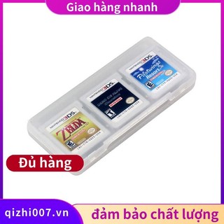 Hộp đựng thẻ trò chơi trong suốt 6 trong 1 Hộp đựng hộp mực cho Nintendo 3DS XL LL NDS DSi.qizhi007vn