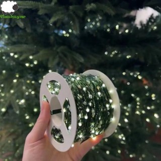 Đèn Giáng Sinh FLASHSYNC, Đèn LED Cây Giáng Sinh Nhiều Màu 50 / 100, Đèn Cổ Tích Dây Đồng Xanh Chống Thấm Nước Với Đèn Dây LED Điều Khiển Từ Xa Năm Mới