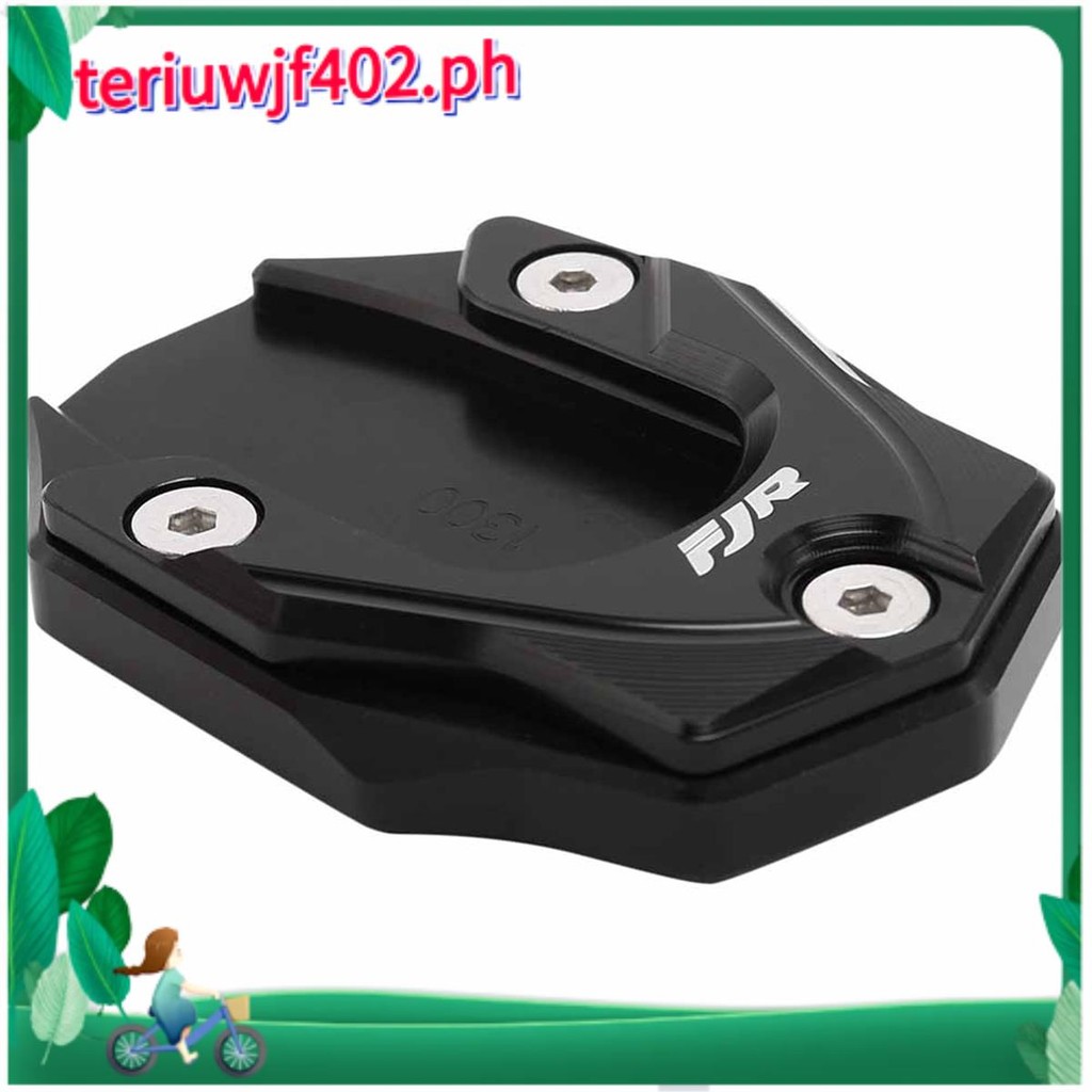Xe Máy Chân Đế Miếng Lót Cho FJR1300 FJR 1300 2001-2019 Bên Đứng Tấm Nối Dài Miếng Lót Màu Đen Linh 