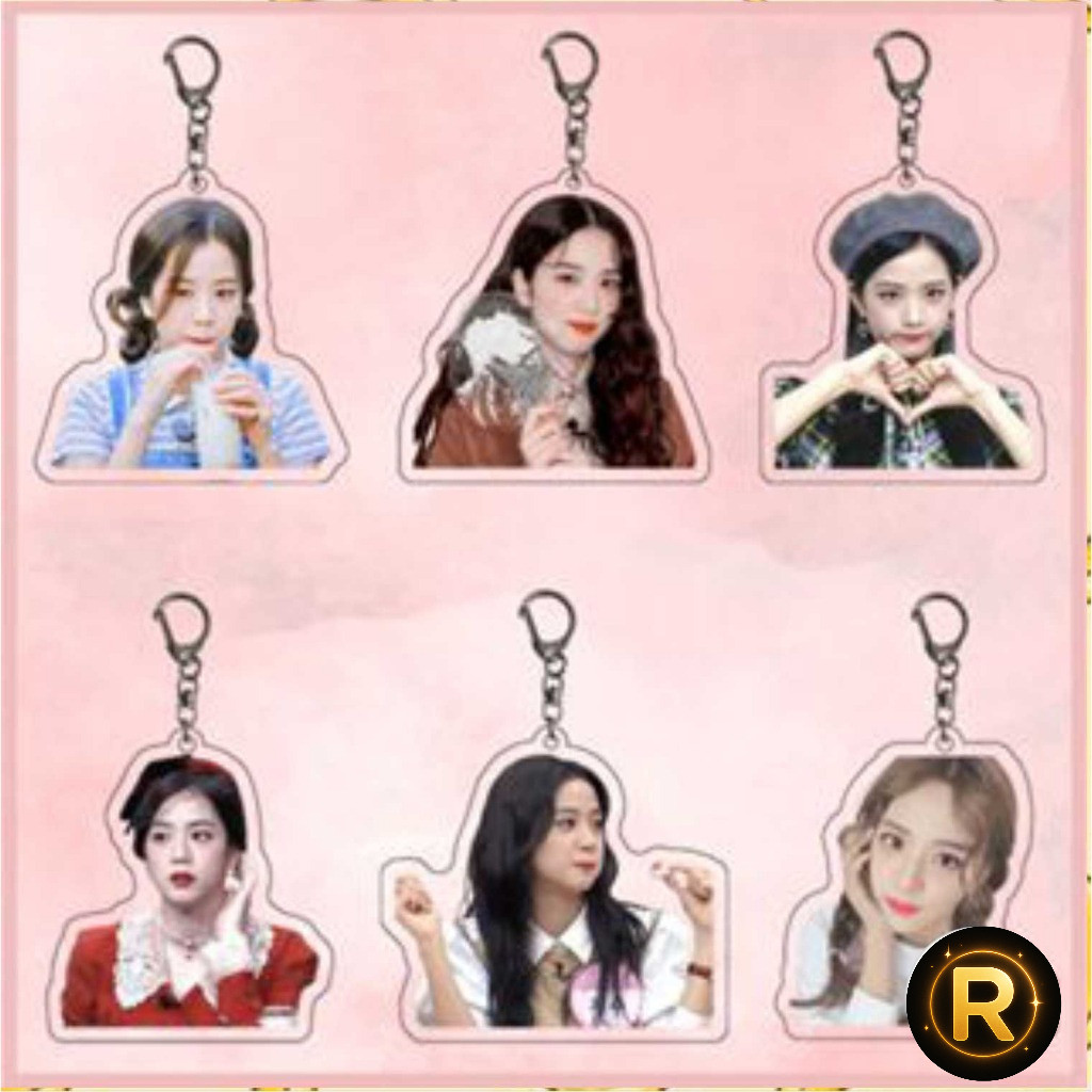 Móc Khóa In Hình Thành Viên Kim jisoo jisoo