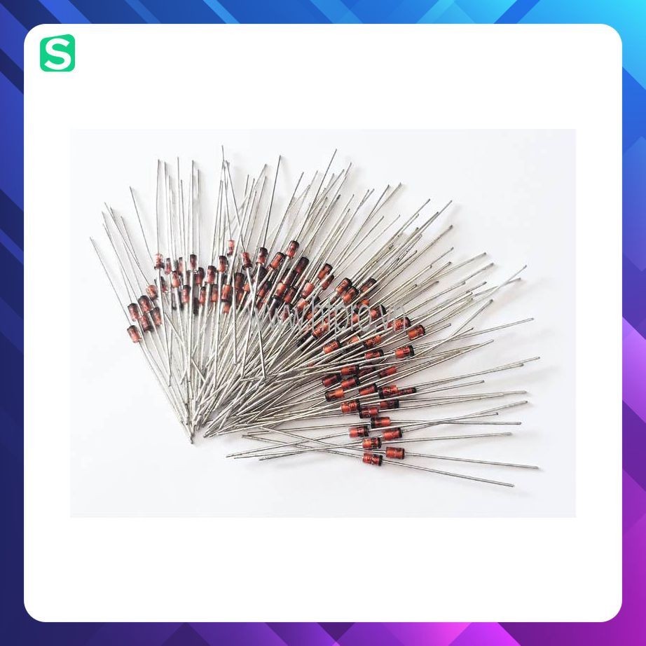 [ 50 con ]  DIODE ZENER " 1SS133 thay thế  1n4148 " , 1N5235B 6.8V , 4.7V , 5.1V , 16v ,  27V
