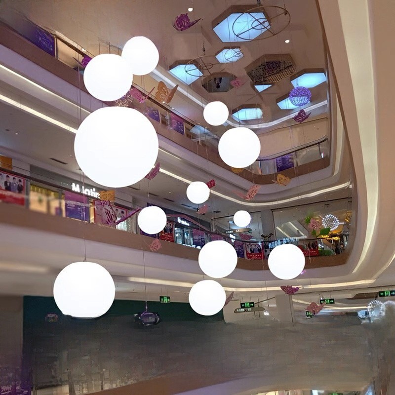 Creative Round Ball Pendant Light High-End Aisle Corridor Ceiling Light Mall Store Decorative Light 