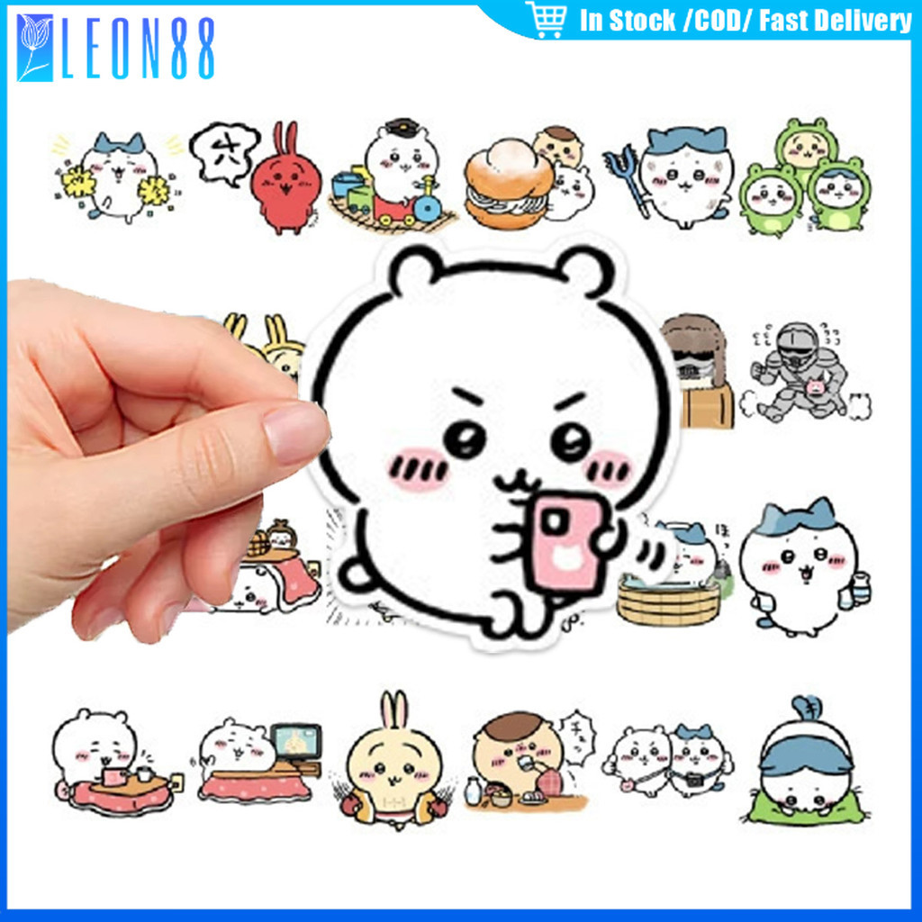 Hàng mới về100 Miếng Dán Hoạt Hình Shikawa Để Trang Trí Sổ Tay Máy Tính Laptop 2 * 3CM