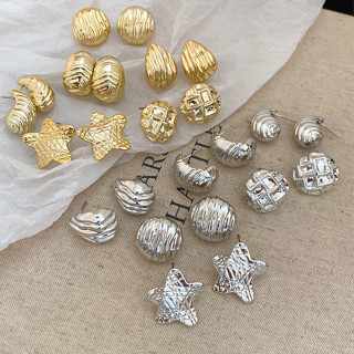 [Jewbeauty] Bông tai đinh tán vỏ tròn Acrylic thời trang, đa năng, nhẹ nhàng sang trọng và cao cấp