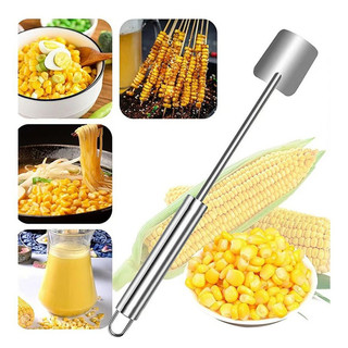 Dụng cụ cạo râu ngô, Dụng cụ bào có tay cầm tiện dụng Dụng cụ gọt vỏ ngô, Loại bỏ hạt ngô bằng thép không gỉ cutenery
