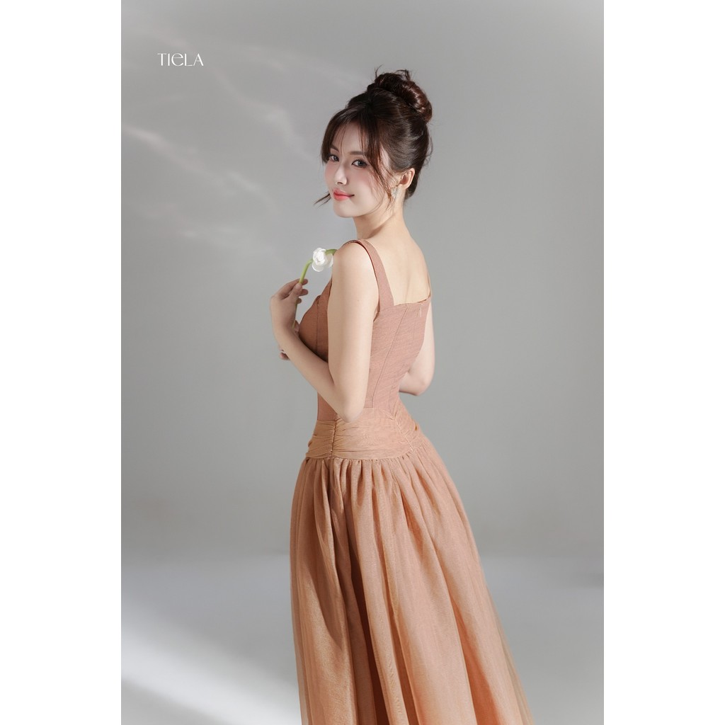 TIELA Đầm váy trơn dáng dài - Nancy Dress | BigBuy360 - bigbuy360.vn