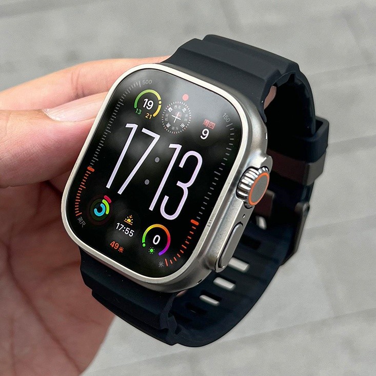 Dây đeo đồng hồ thay thế bằng silicon,dây đeo đồng hồ chống nước,cho Apple Watch S10 9 8 7 6 SE 49mm