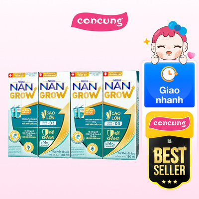 Thực phẩm bổ sung Nestlé NANGROW 6 (4x180ml)
