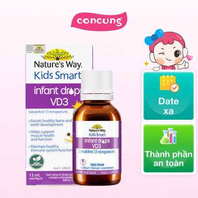 Thực phẩm bảo vệ sức khỏe Nature's Way Kids Smart Infant Drops VD3