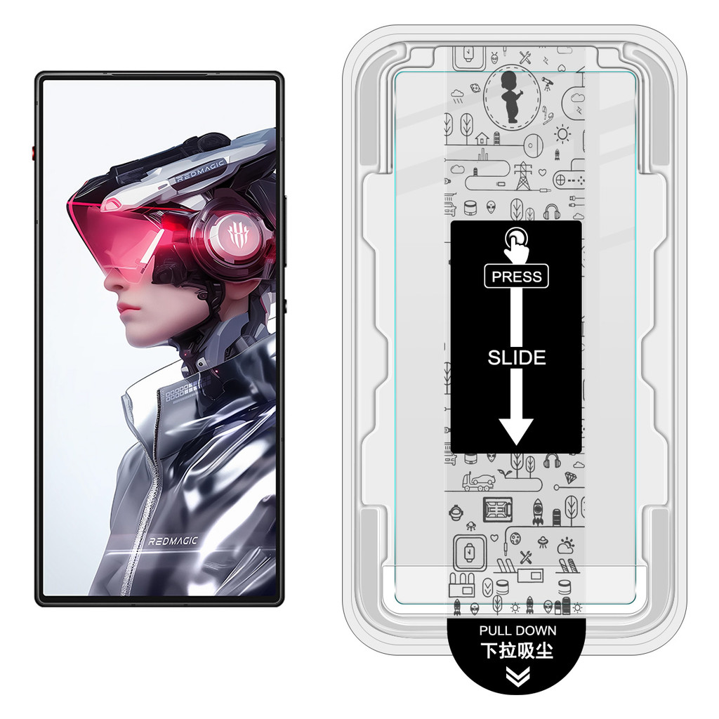 Kính cường lực IMAK H cho Nubia Z70 Z70S Ultra Red Magic 10 Air 10S Pro 5G Bộ định vị phòng phim