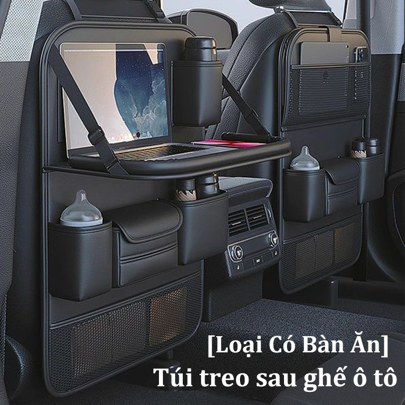 Túi Đựng Đồ Treo Sau Ghế Ô Tô Bằng Da Cao Cấp